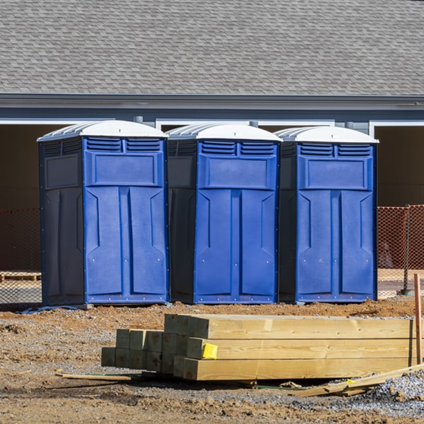 do you offer hand sanitizer dispensers inside the portable toilets in Assyria MI